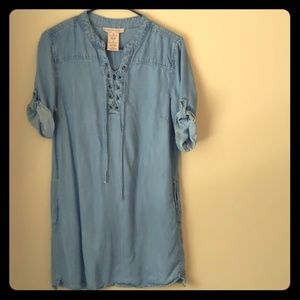 Chambray tunic/dress